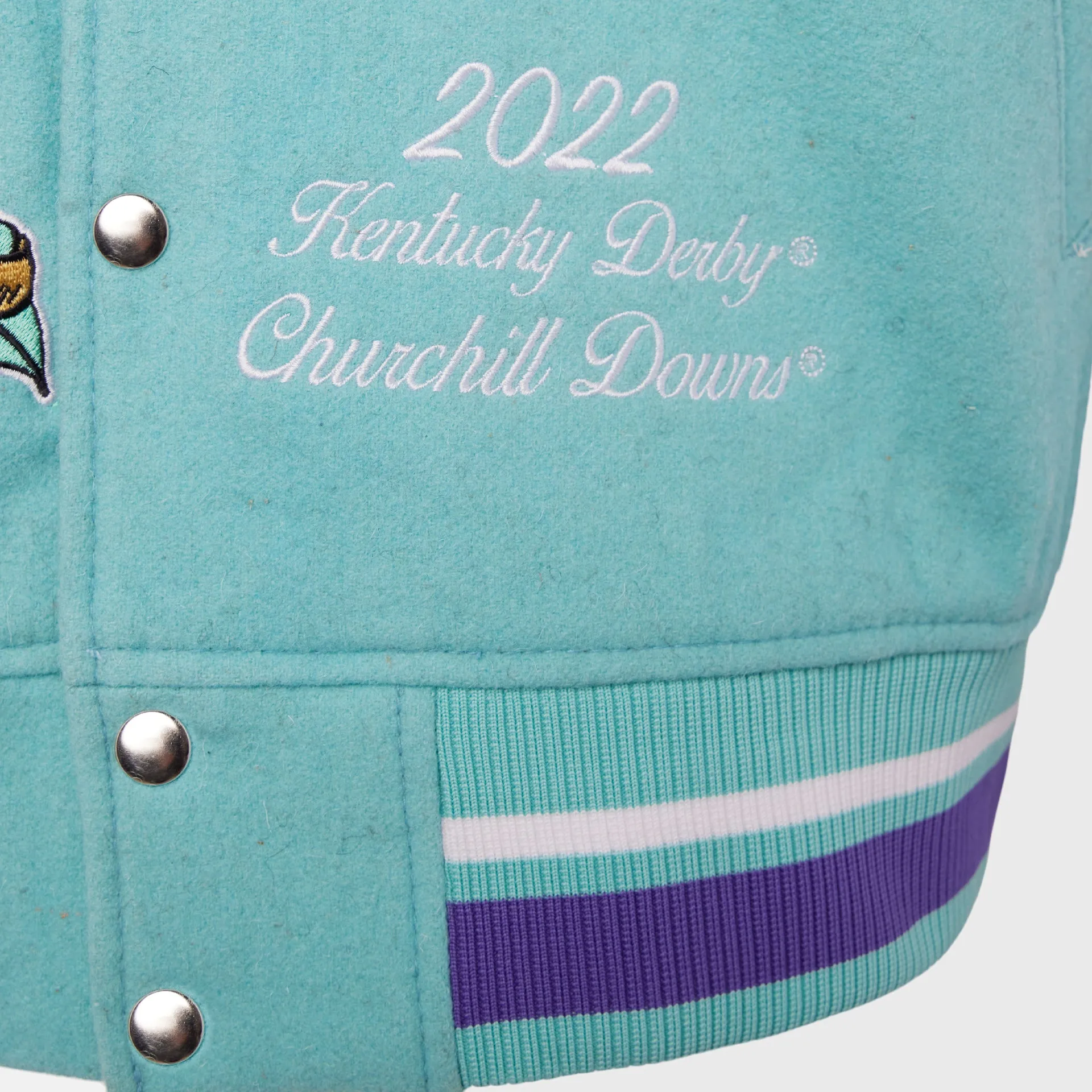 148 Letterman Jacket Teal