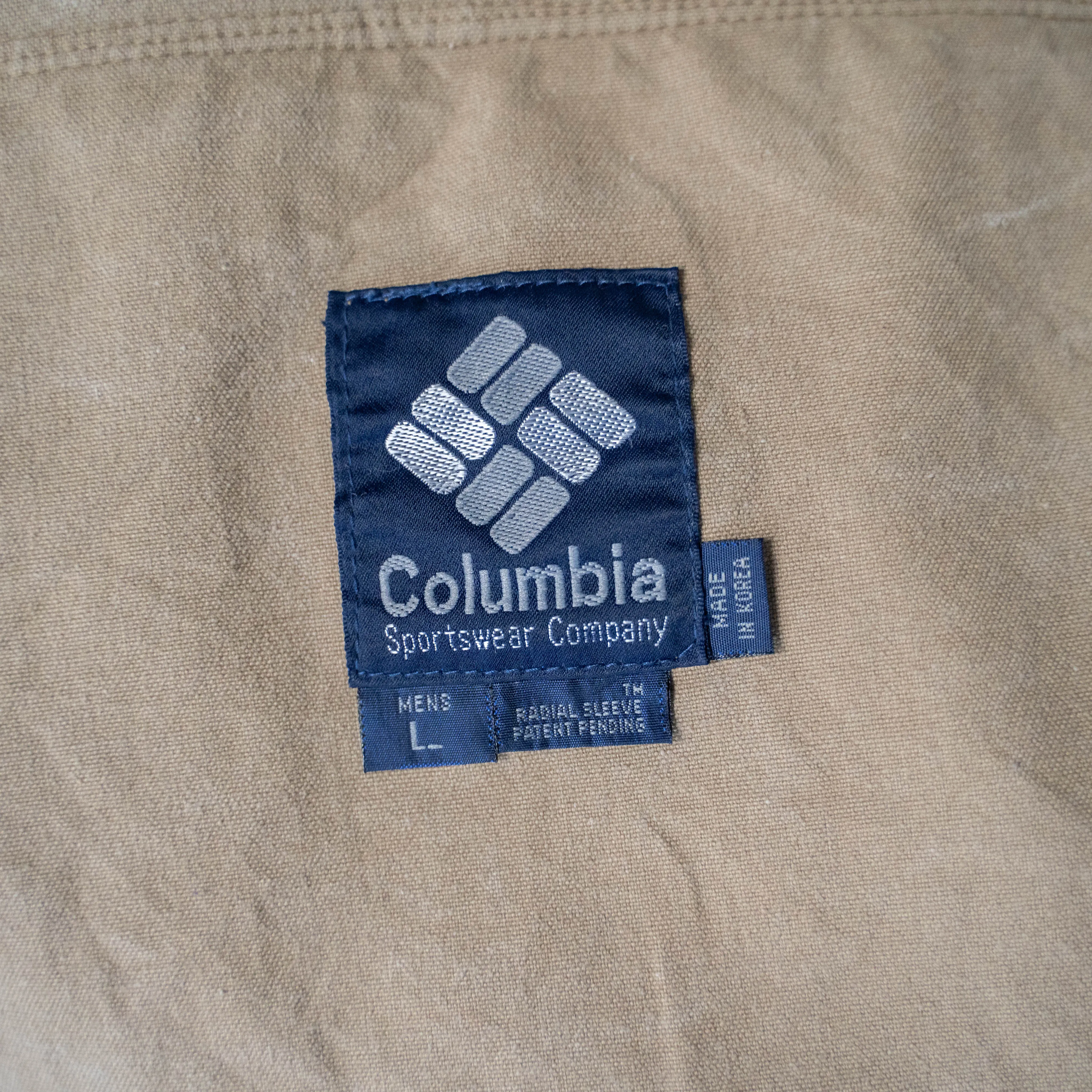 1980s 'Columbia' cotton canvas hunting jacket