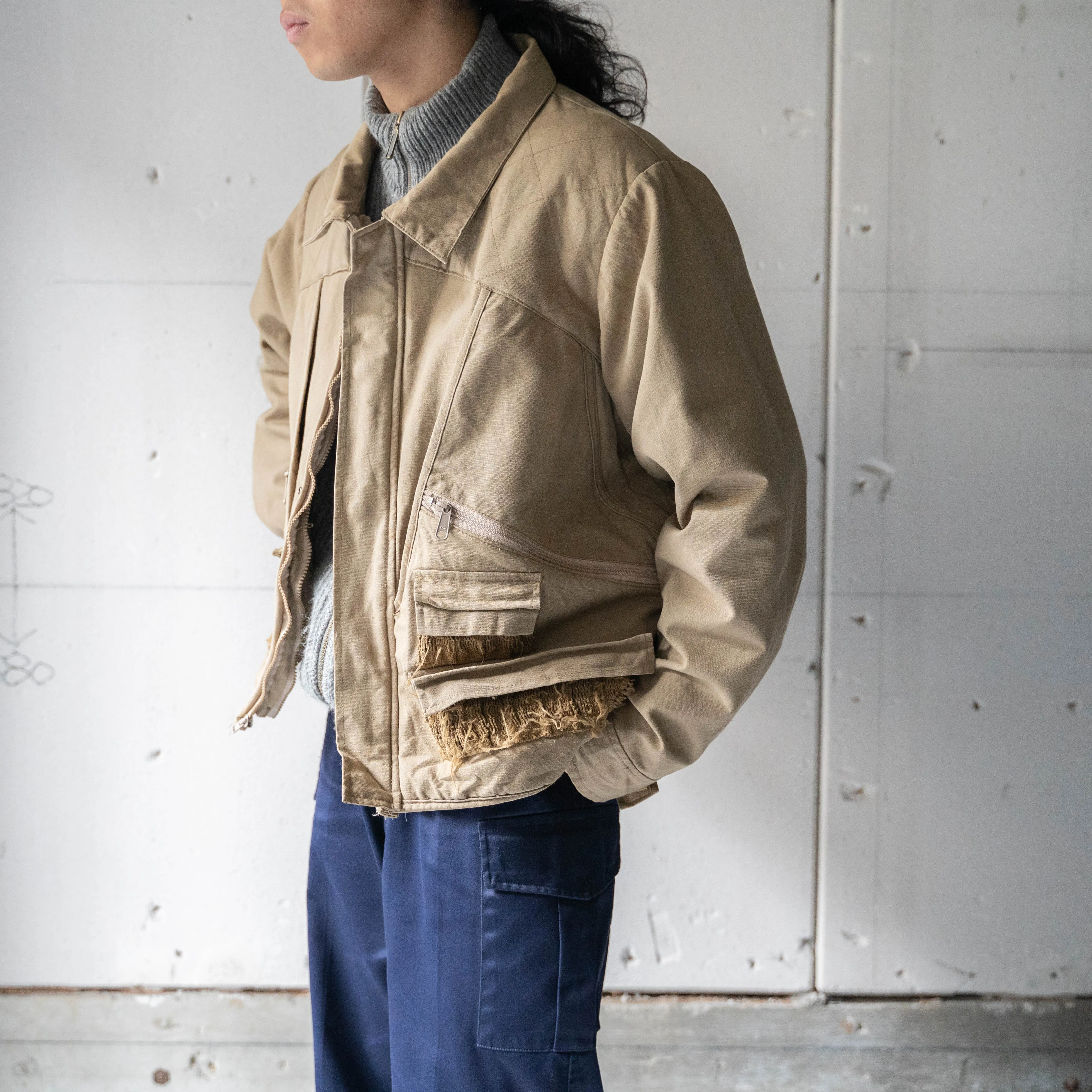 1980s 'Columbia' cotton canvas hunting jacket