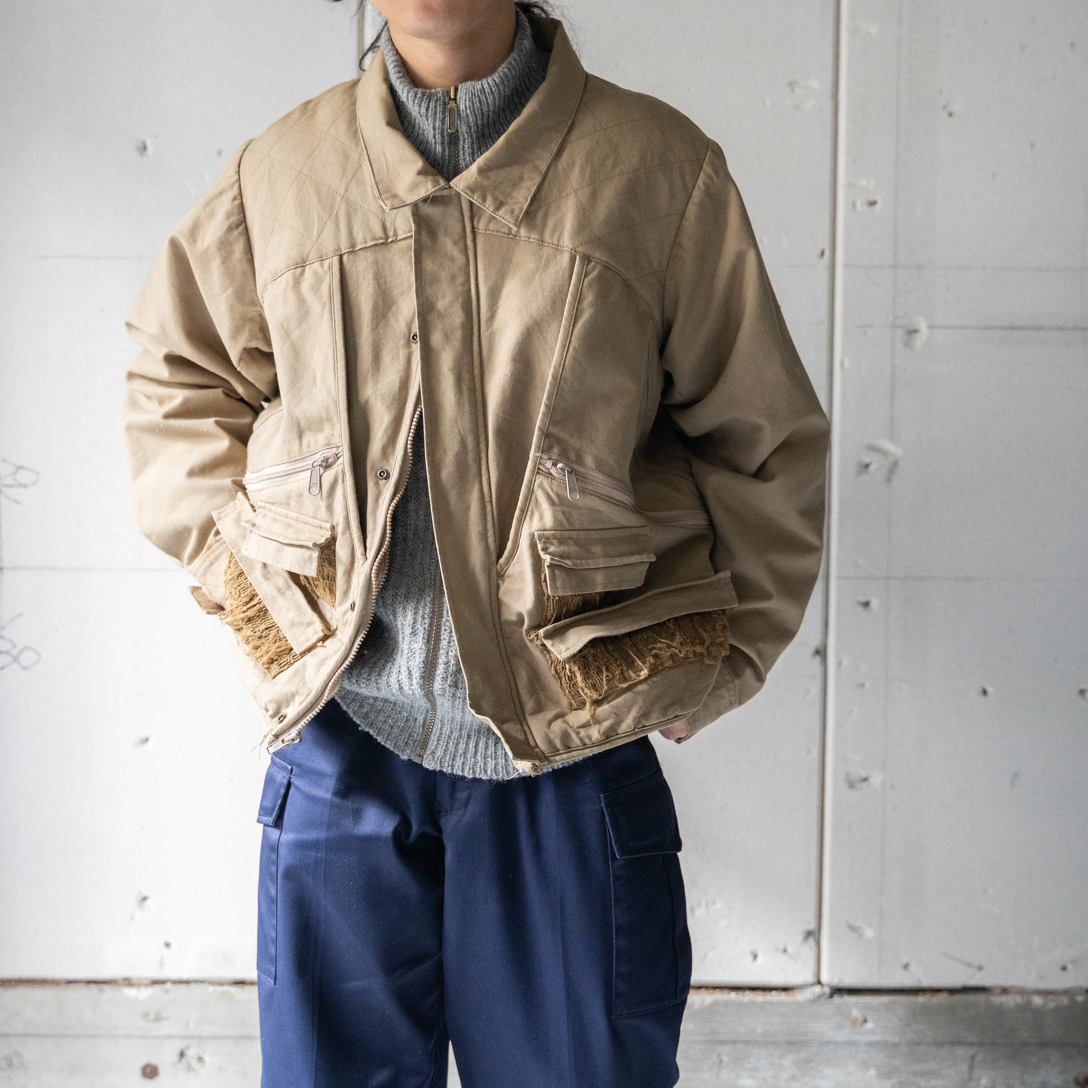 1980s 'Columbia' cotton canvas hunting jacket