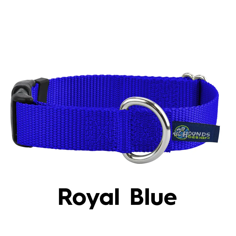 5/8″ and 1″ Royal Blue Nylon Dog Collar