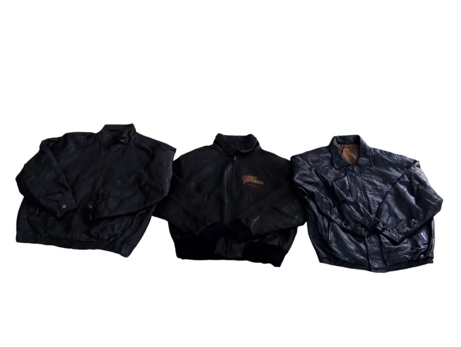 90s Leather Bomber Jackets - 7 pcs - 30/8/24