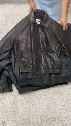 90s Vintage Leathery Bomber Jackets Mixed - 11 Pcs