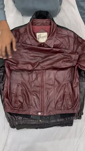 90S/Y2K LEATHER BOMBER JACKETS