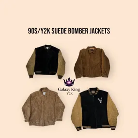 90S/Y2K SUEDE BOMBER JACKETS