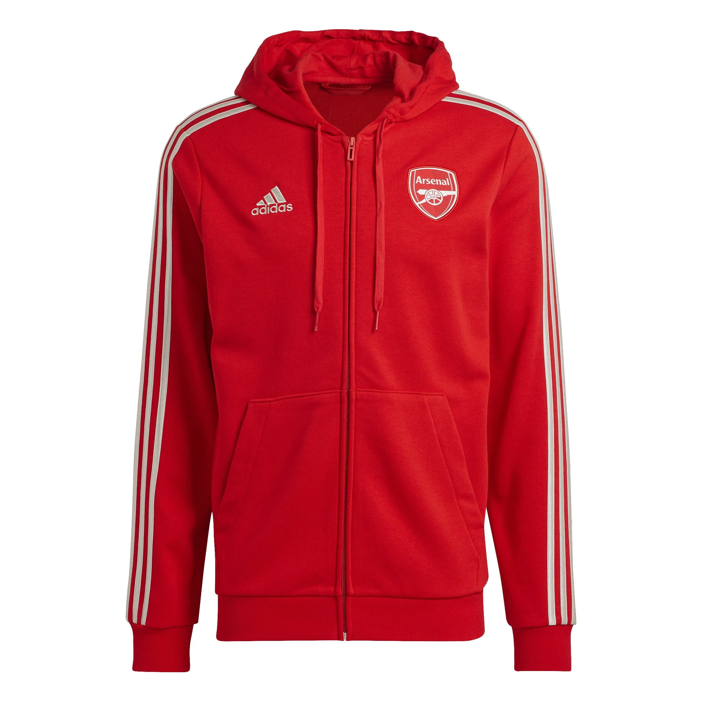 adidas Men's Arsenal FC 23/24 DNA Full Zip Hoodie | HZ2070