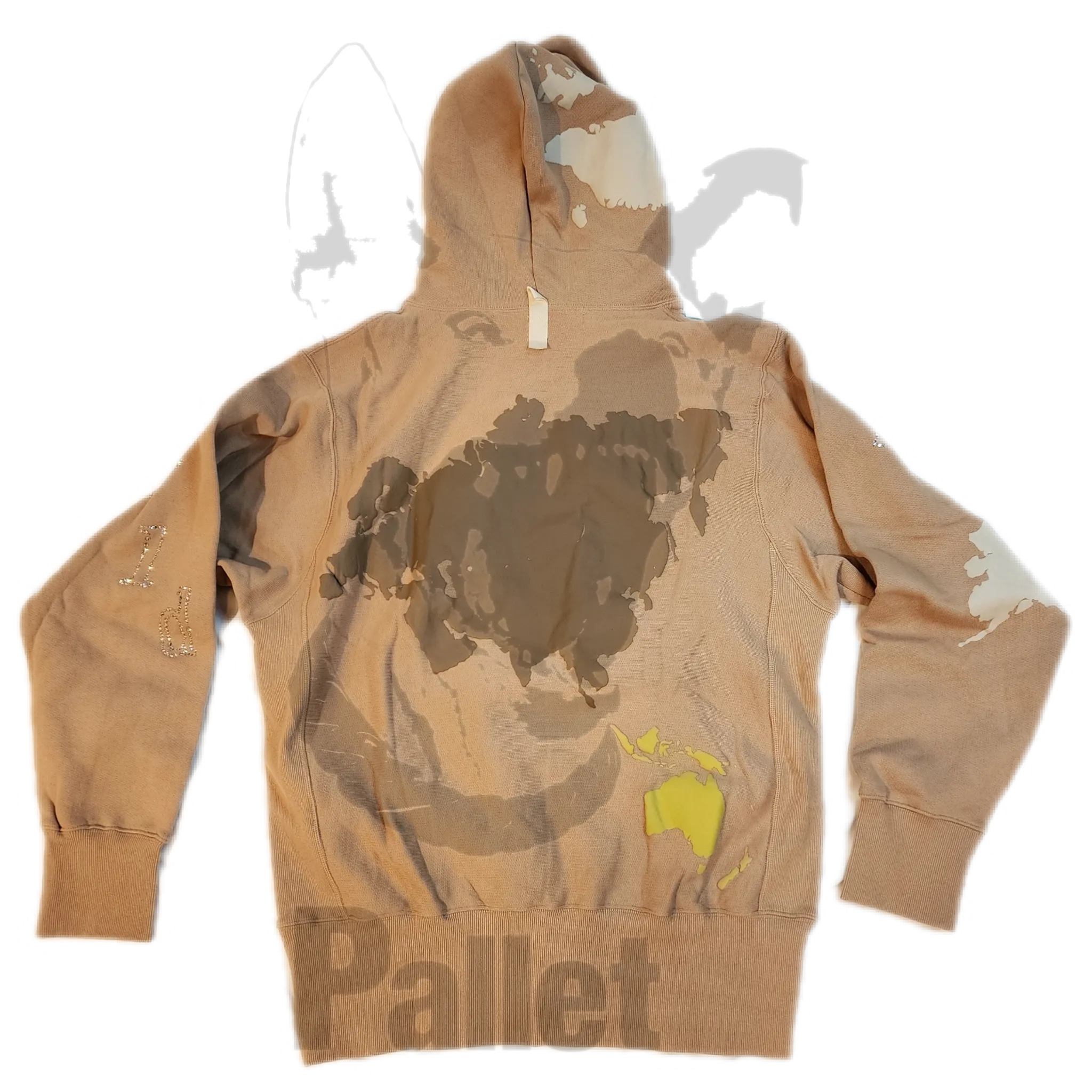 Advisory Board Crystals - "Pretty Planet Tan Hoodie" - Size Large