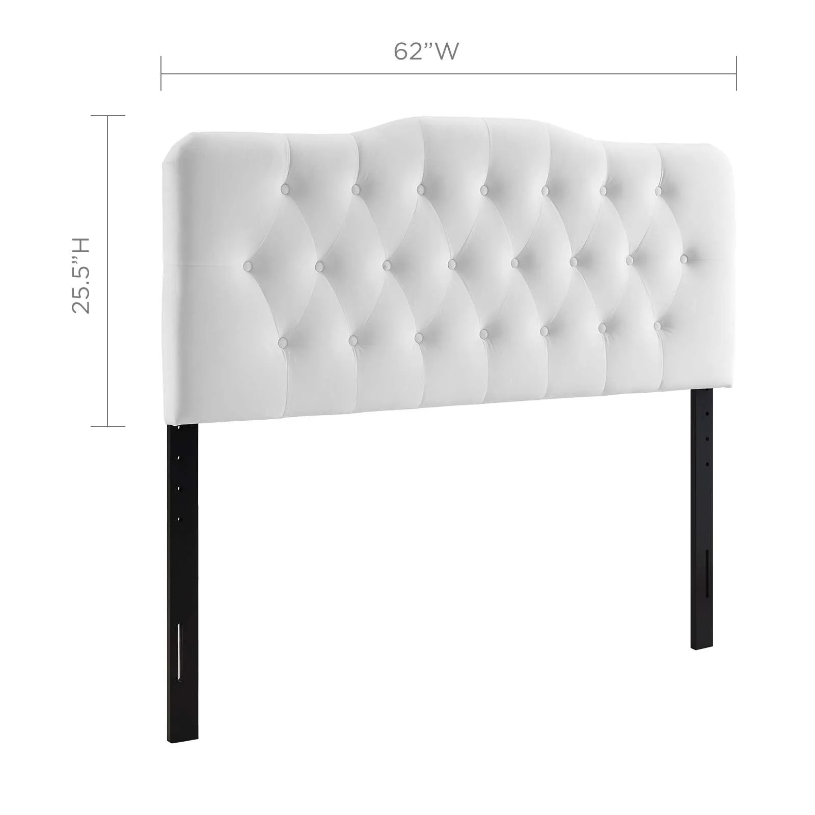 Annabel Diamond Tufted Performance Velvet Headboard