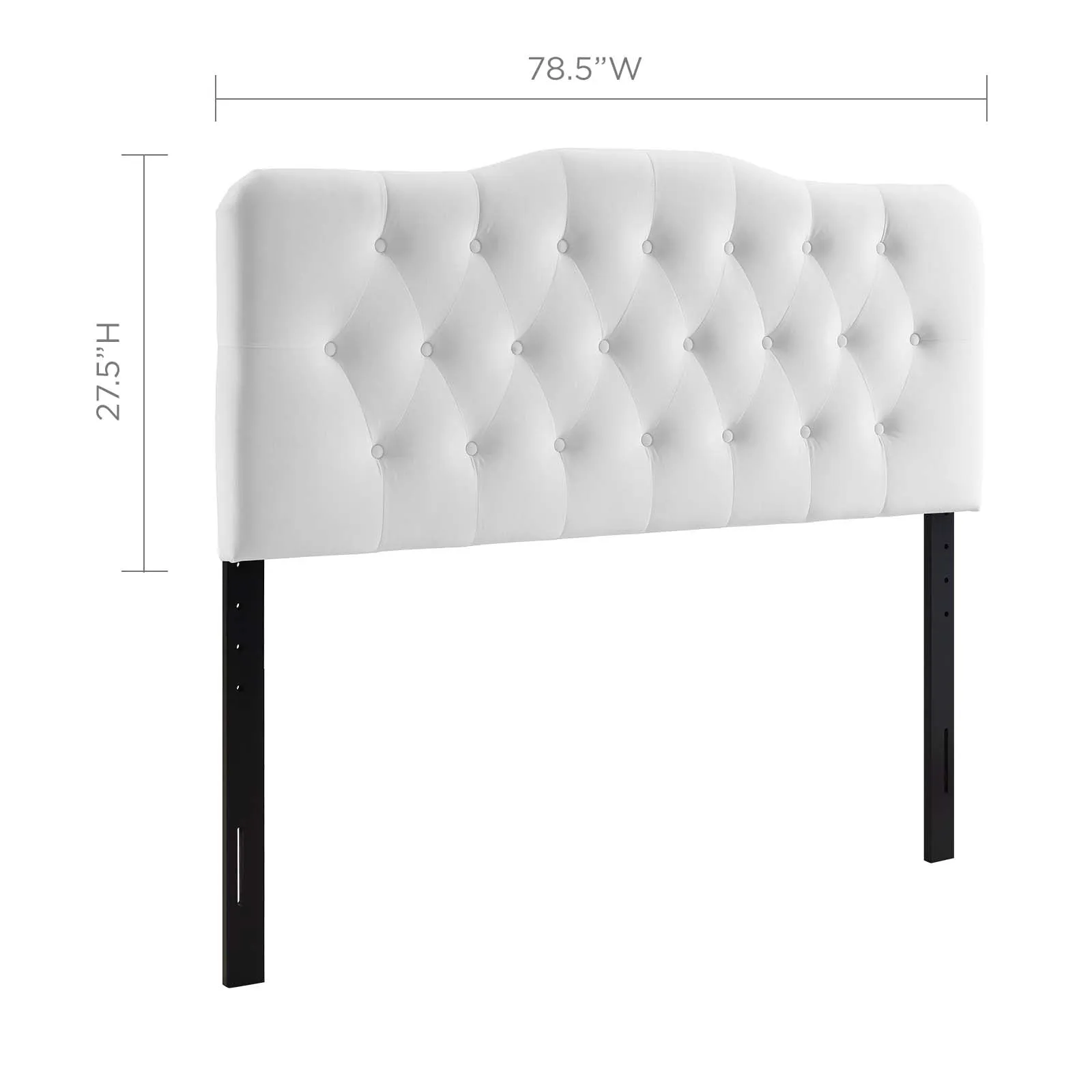 Annabel Diamond Tufted Performance Velvet Headboard