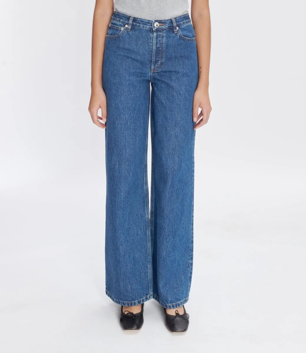 A.P.C women Jeans jean elisabeth Washed Indigo