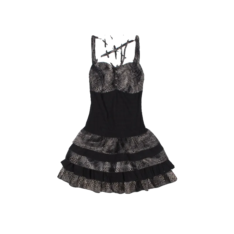 Ariadna Leopard Slip Dress