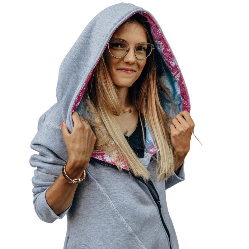 Babywearing Hoodie Dragonfly Rainbow by LennyLamb