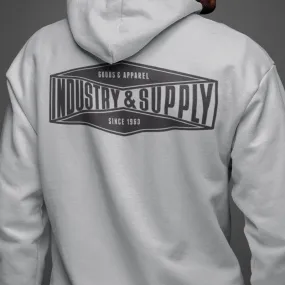 BACK PRINT INDUSTRY & SUPPLY HOODIE