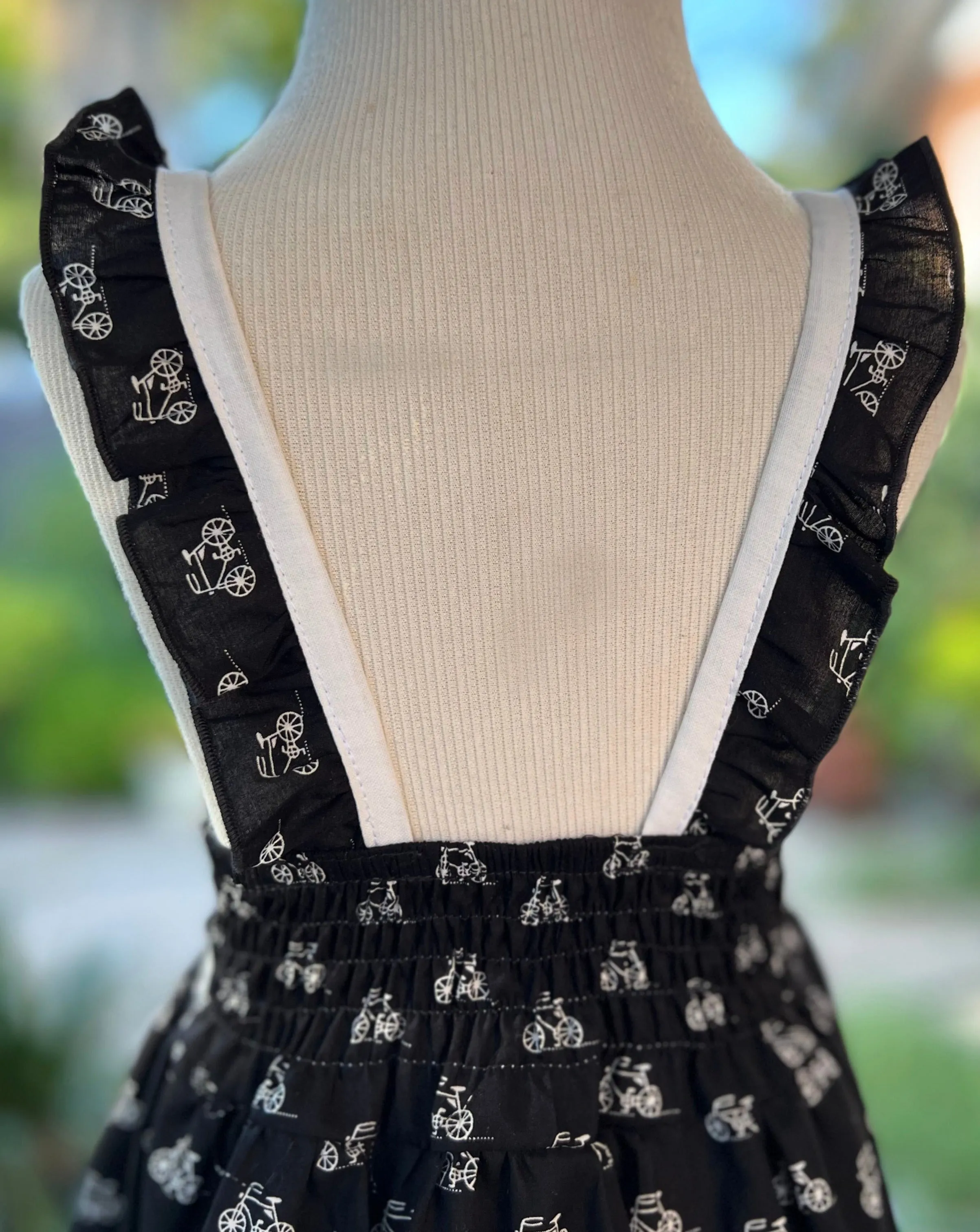 Bike Print Dress