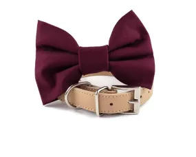 Bowtie Collar | Cabernet