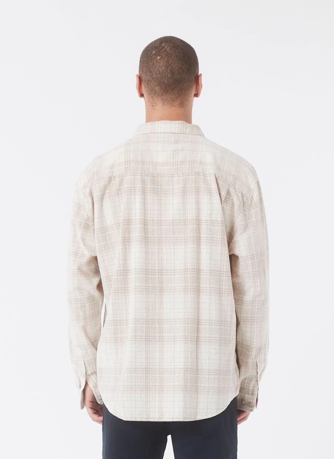 Cabin Shirt Y2K Corduroy Plaid