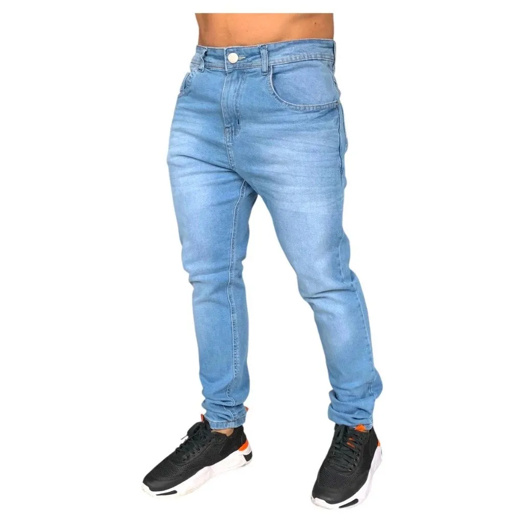 Calça Jeans Skinny com Elastano Destroyd