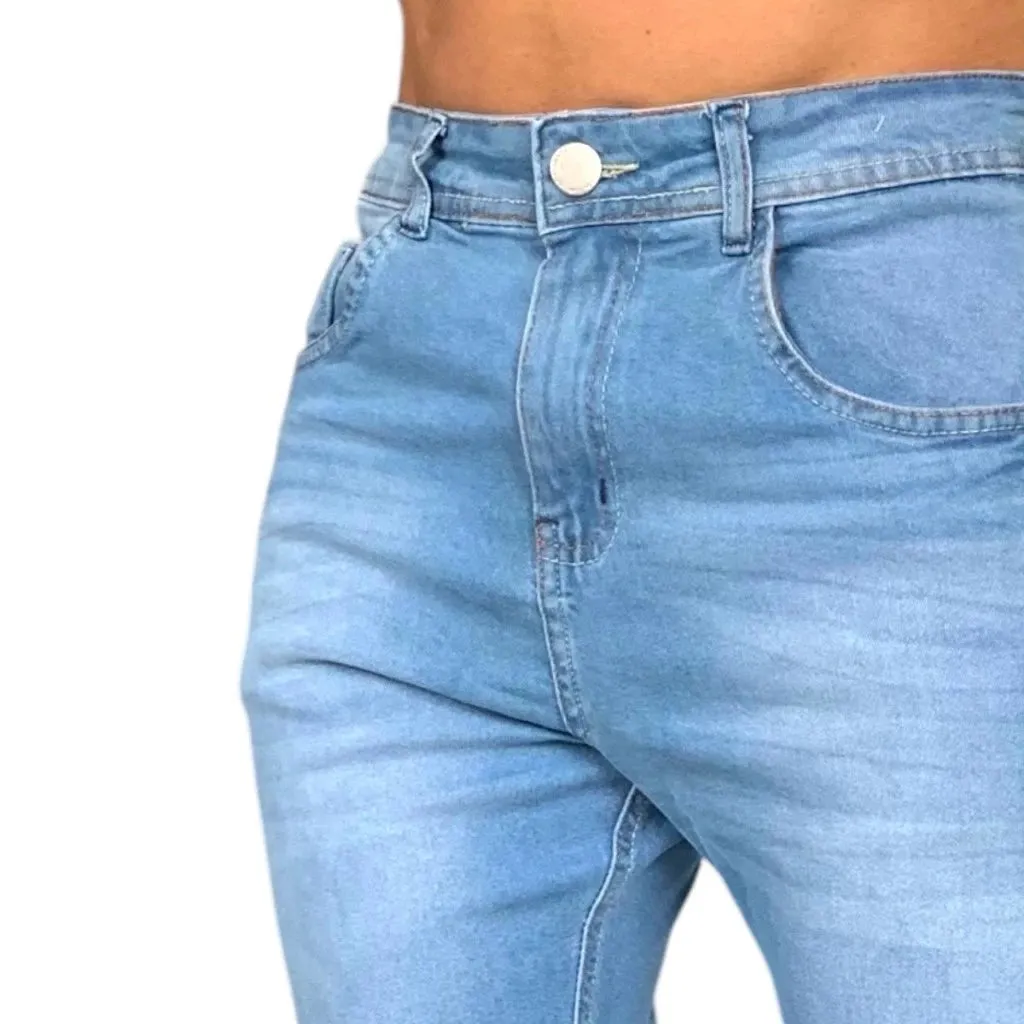 Calça Jeans Skinny com Elastano Destroyd