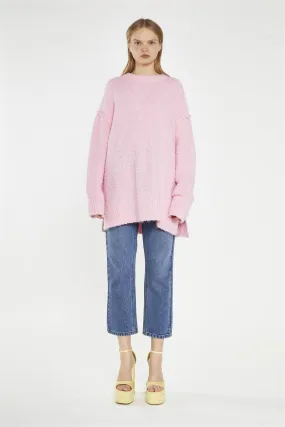 Candy-Pink Oversized-Jumper