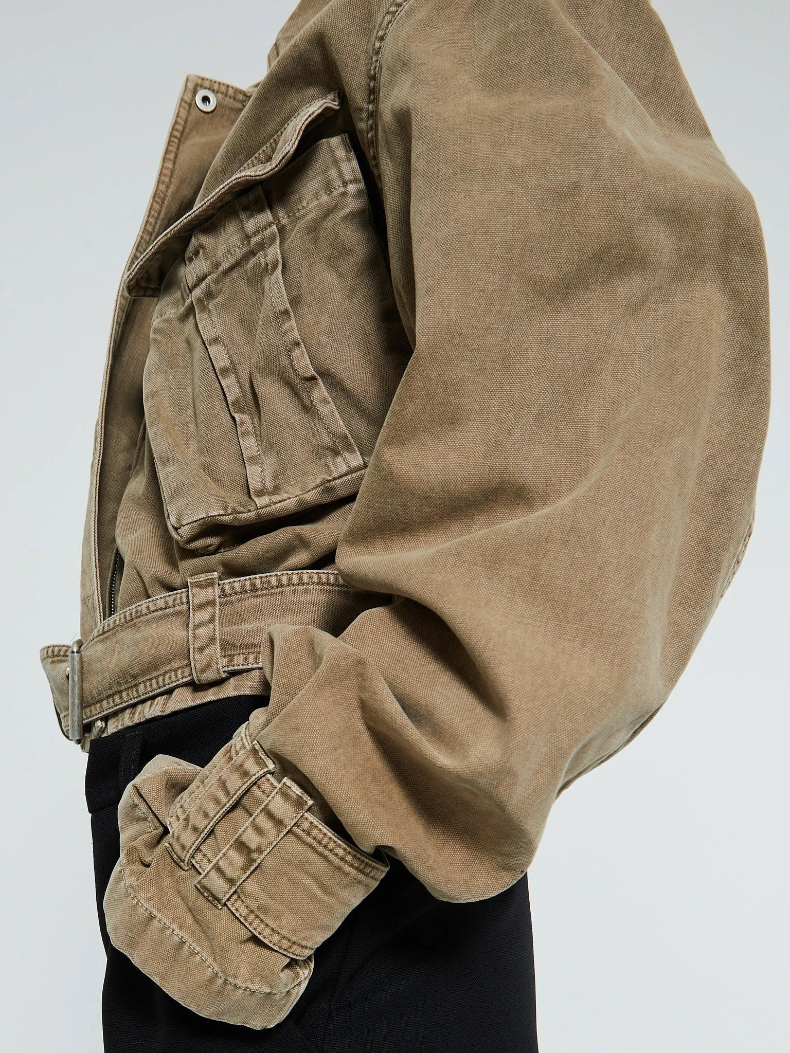 Canvas Jacket in Light Brown