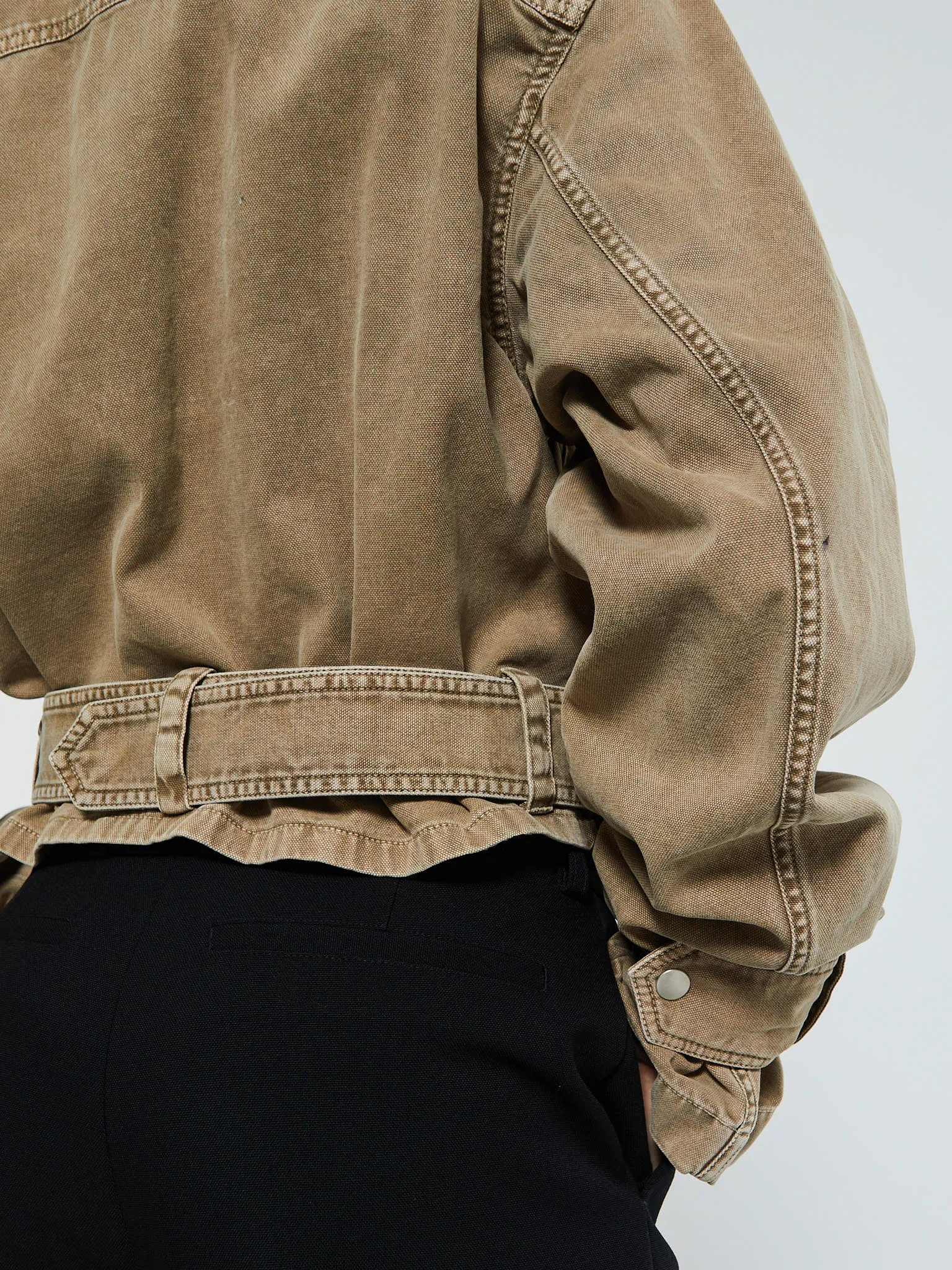 Canvas Jacket in Light Brown