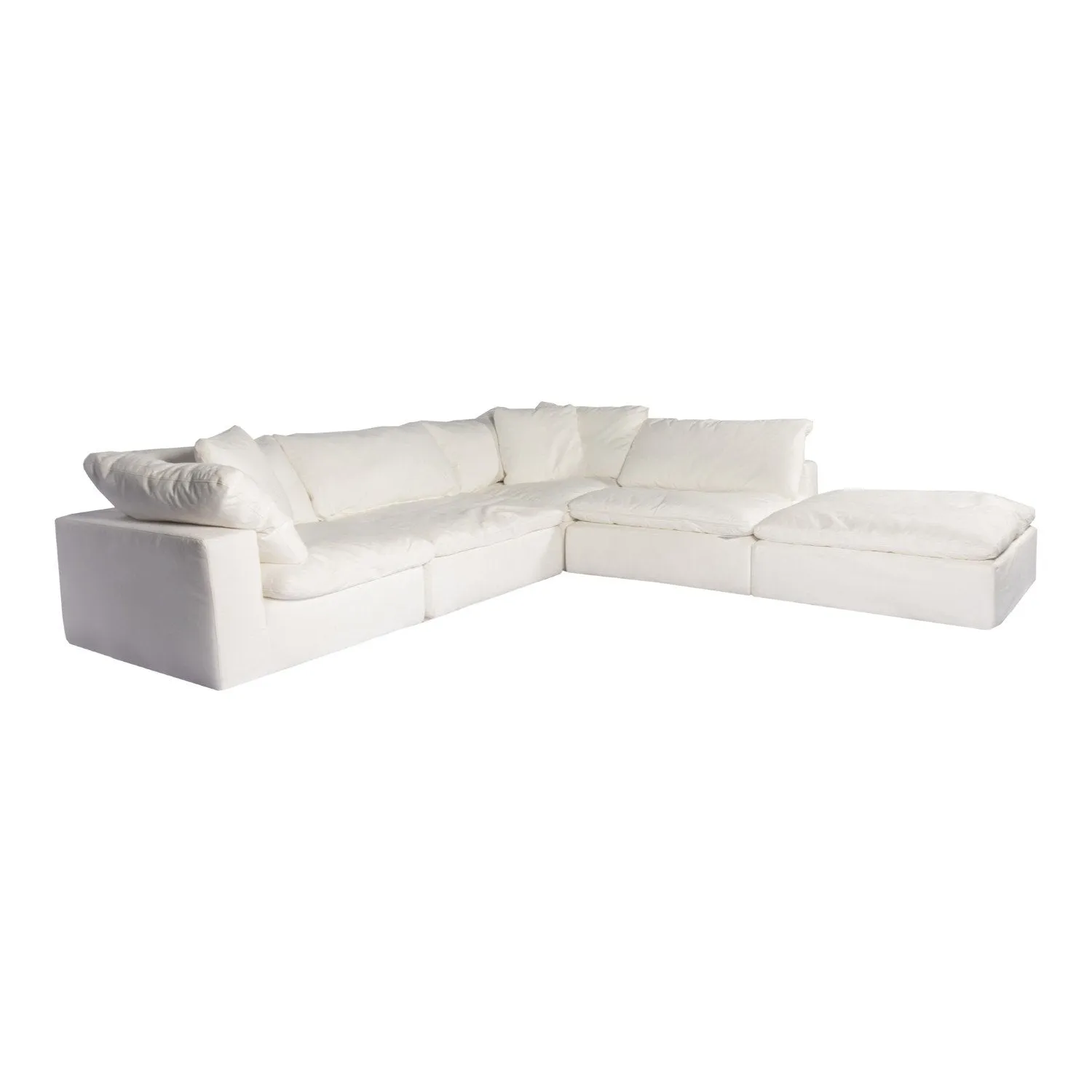 Clay Dream Modular Sectional Livesmart Fabric Cream