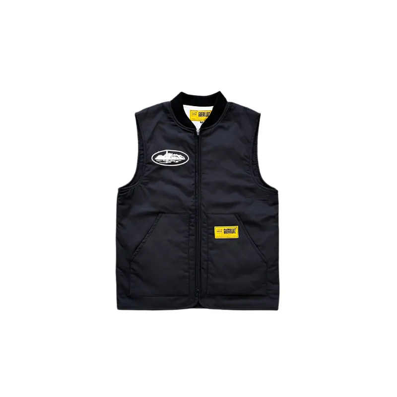 CORTEIZ GUERILLAZ QUILTED VEST BLACK