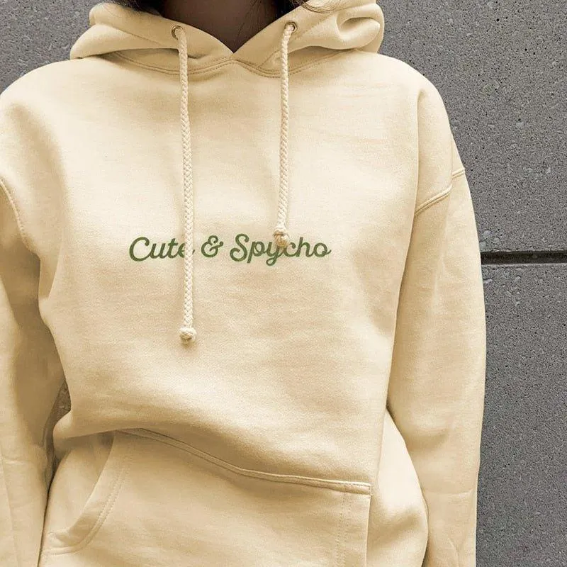 Cute N Spycho Casual Hoodie