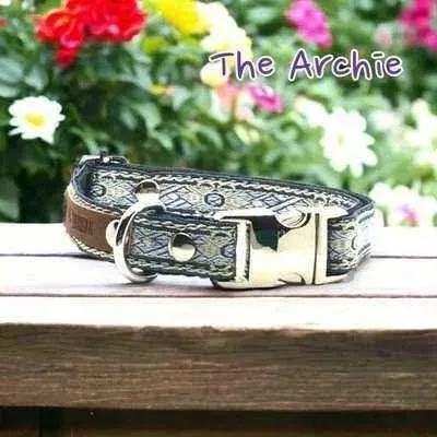 Designer Cotton Dog Collar for Small Breeds