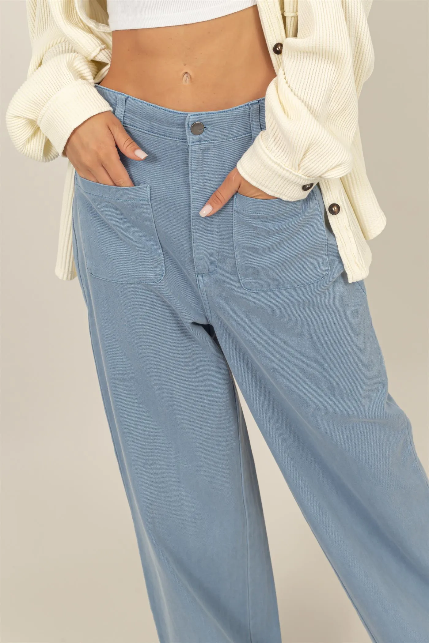 DZ25A055-High-Waist Wide-Leg Pants