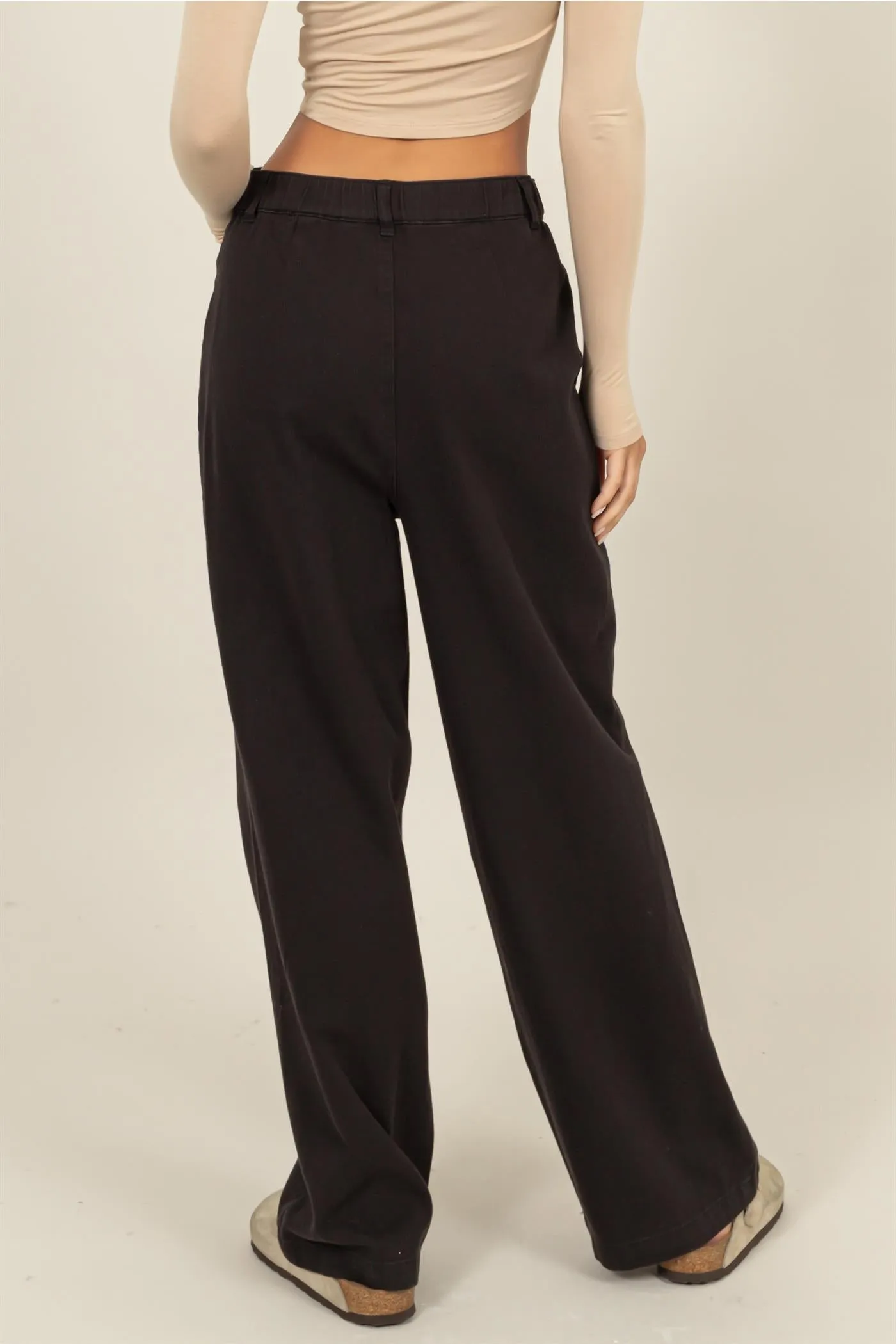 DZ25A055-High-Waist Wide-Leg Pants