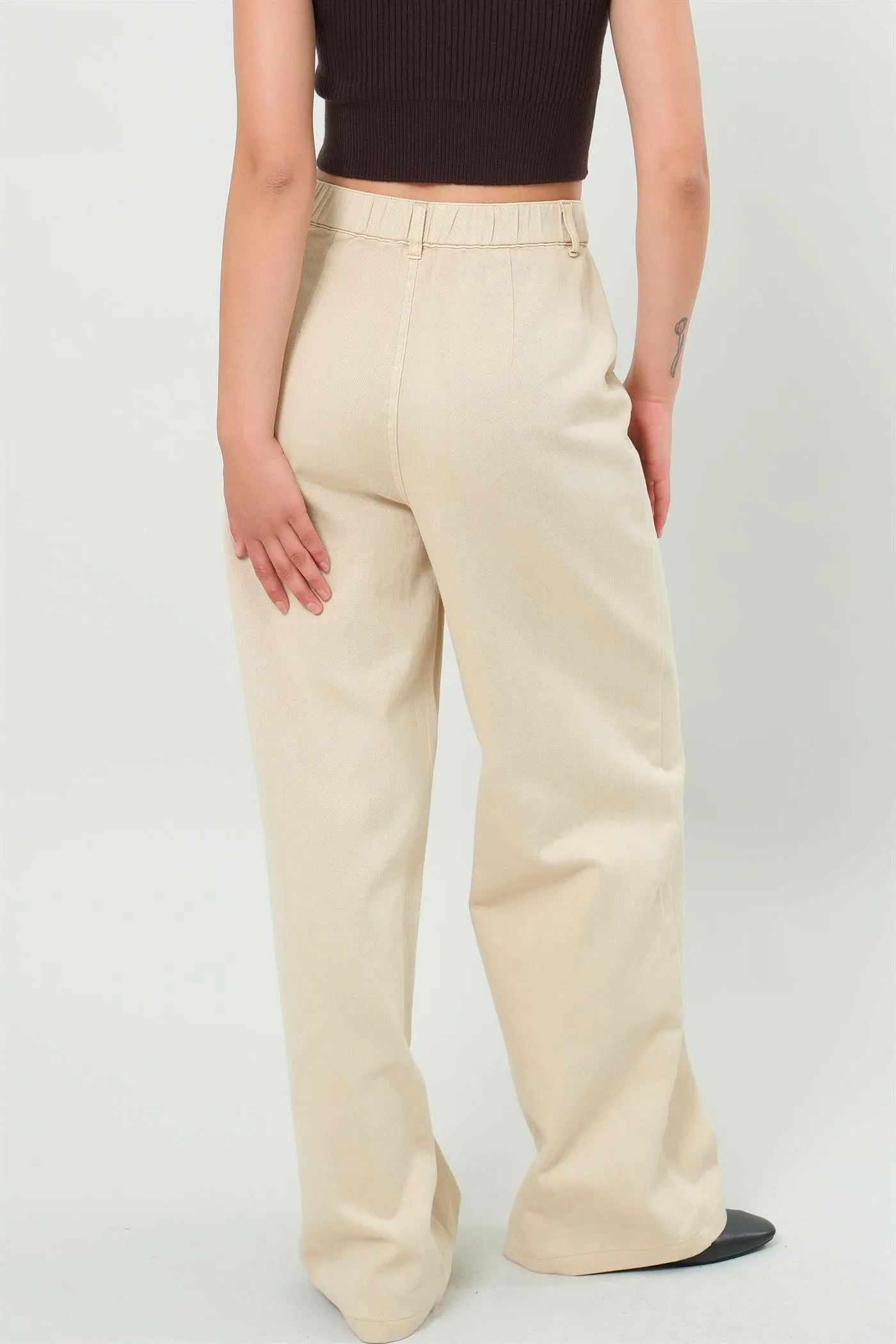 DZ25A055-High-Waist Wide-Leg Pants