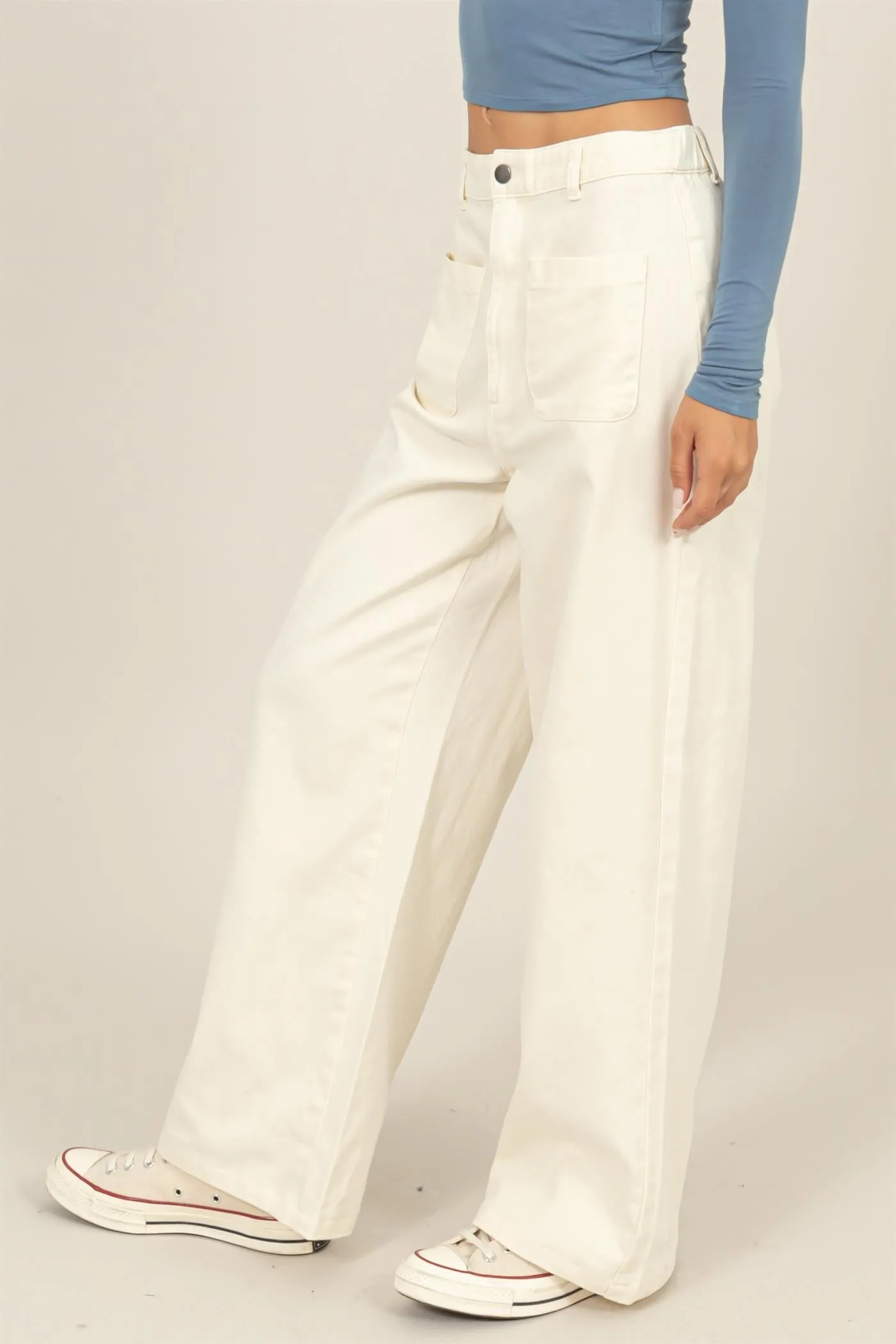 DZ25A055-High-Waist Wide-Leg Pants