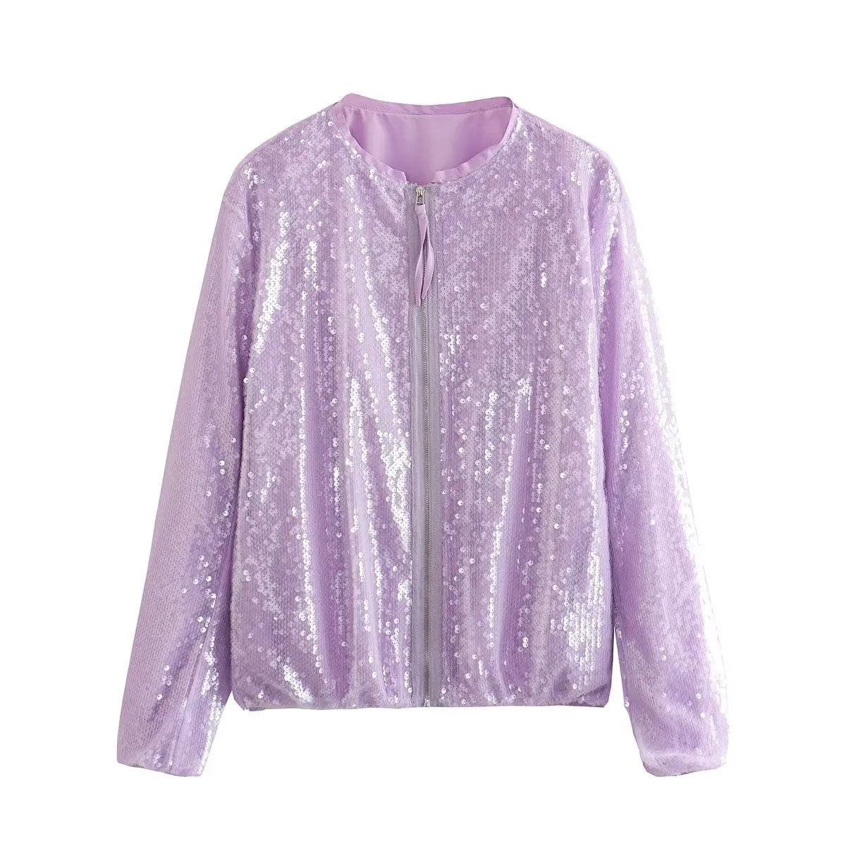 Eevi Mermaid Glitter Sequin Bomber Jackets - 2 Colors