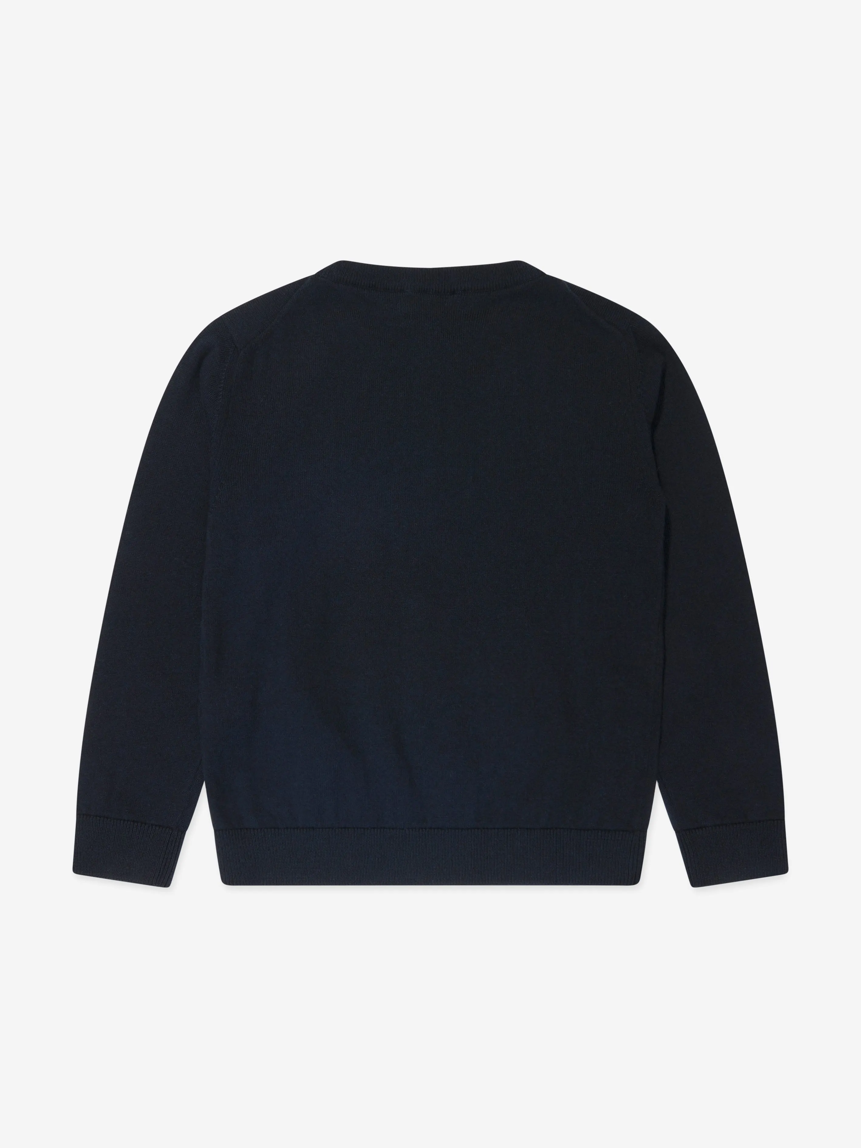 Emporio Armani Boys Logo Jumper in Navy