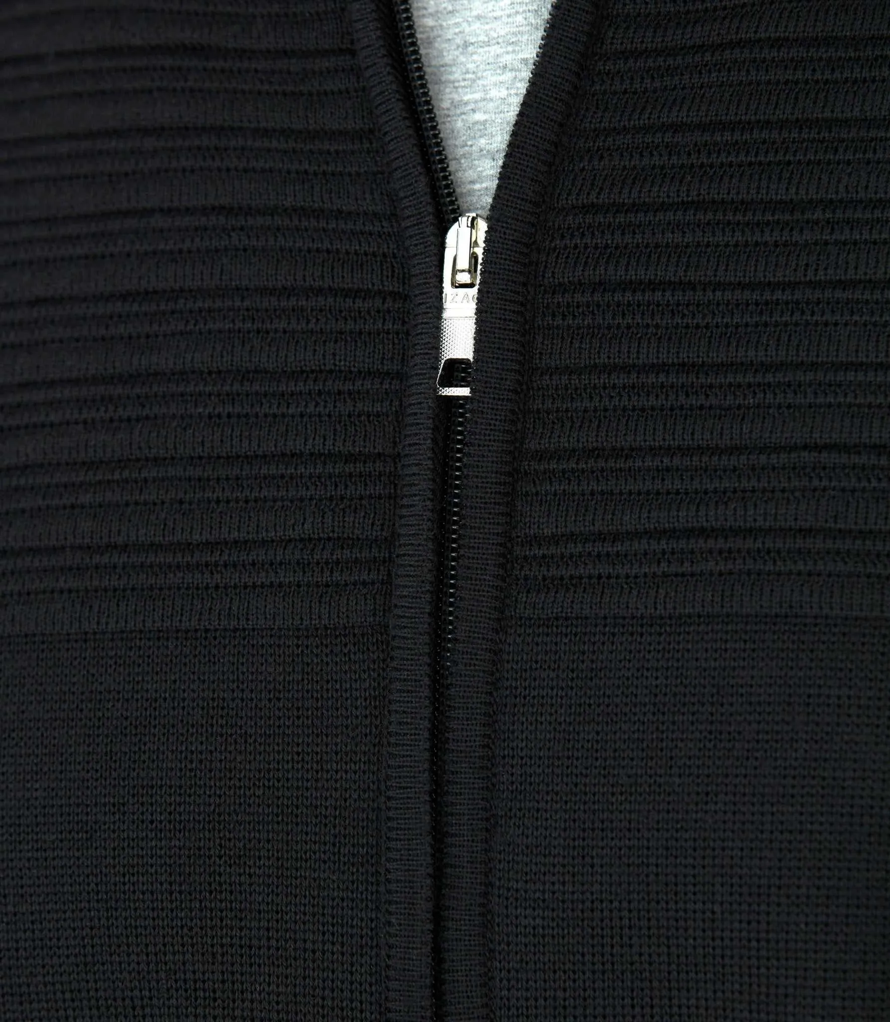 Gilet zippé col teddy noir "Lawson"