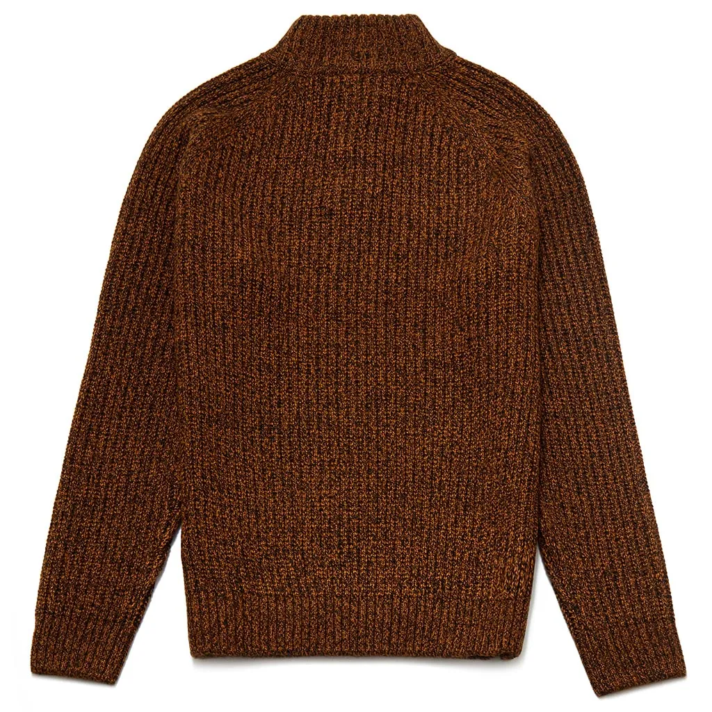 Grafton Crew Neck Moss Stitch Jumper