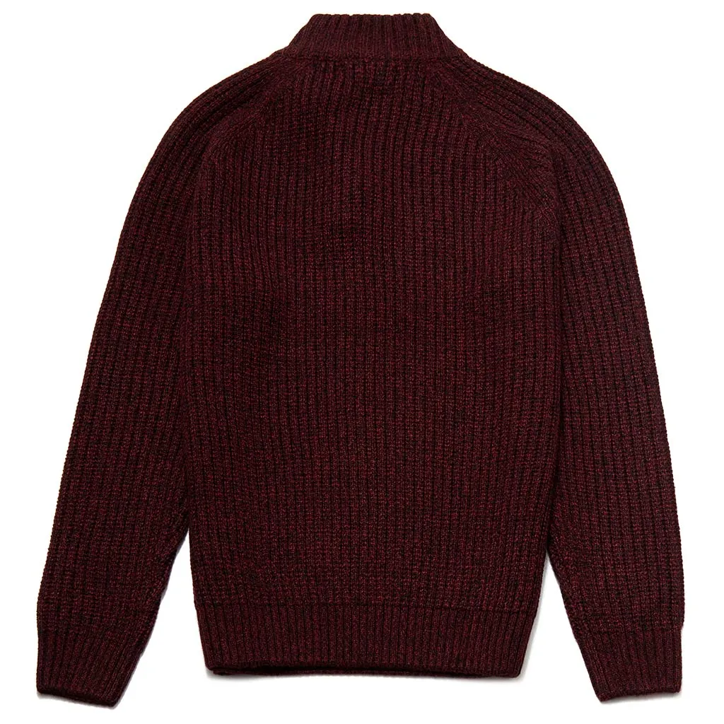 Grafton Crew Neck Moss Stitch Jumper