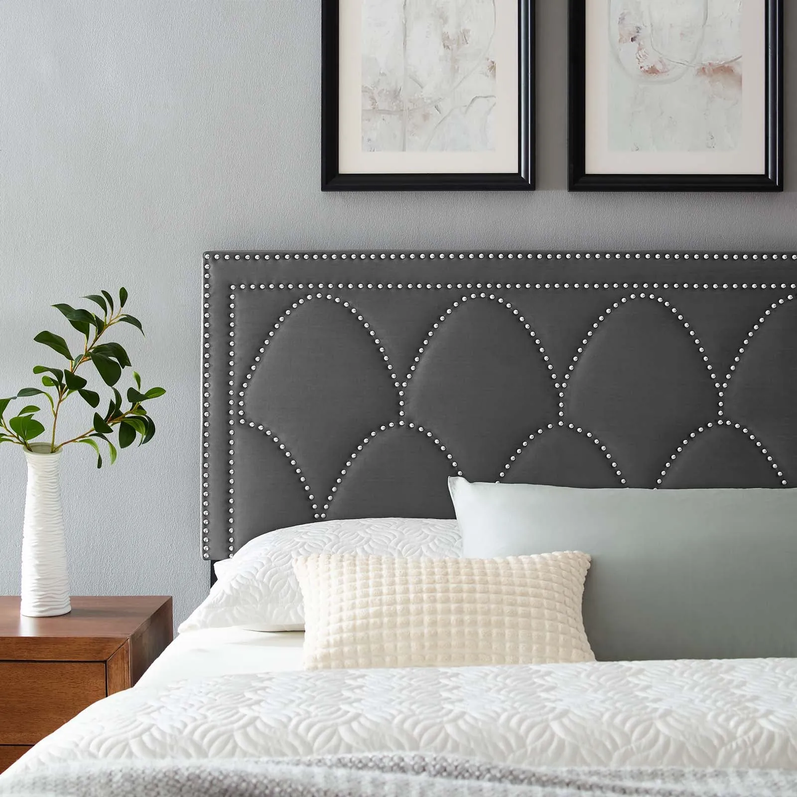 Greta Performance Velvet Headboard