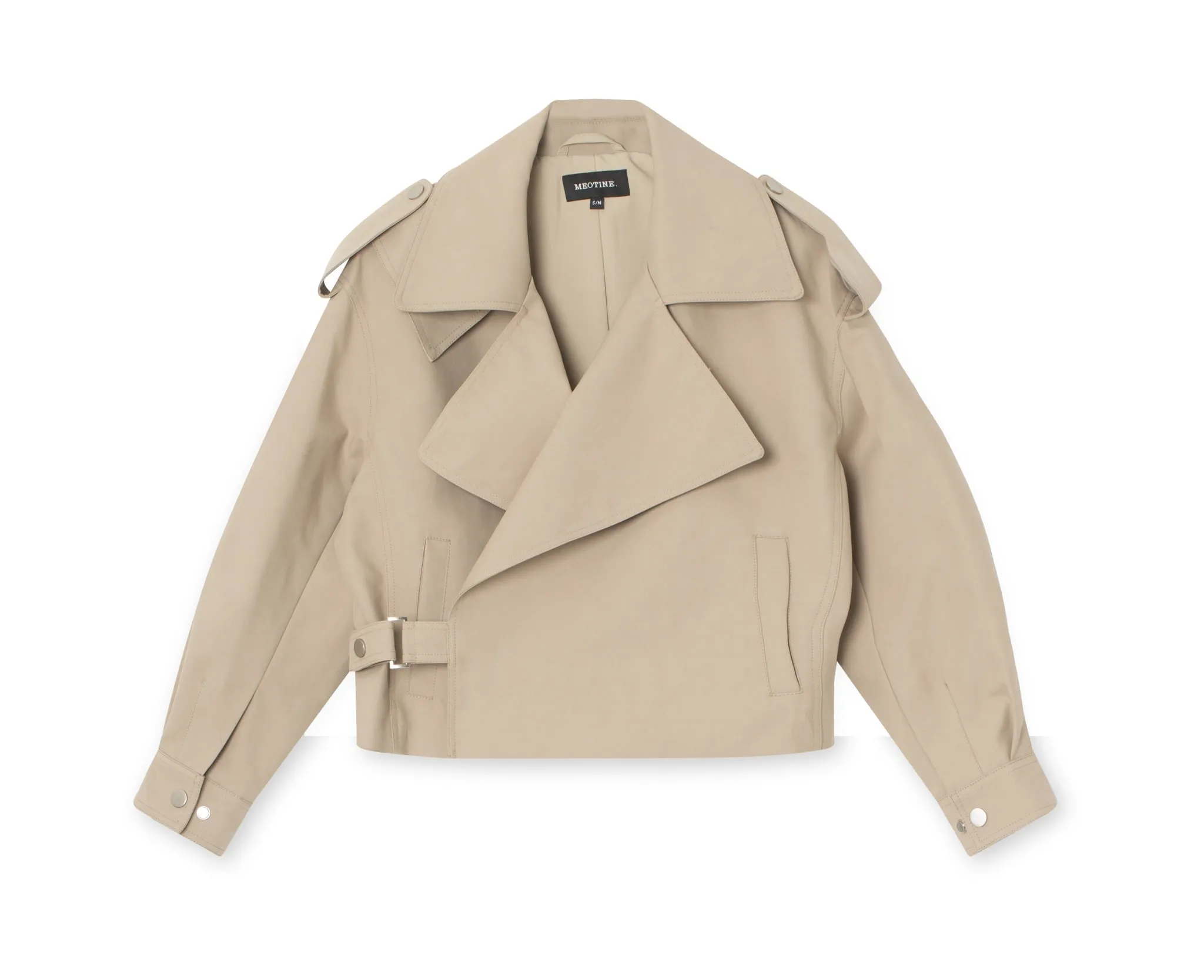 IBEN CANVAS JACKET - BEIGE