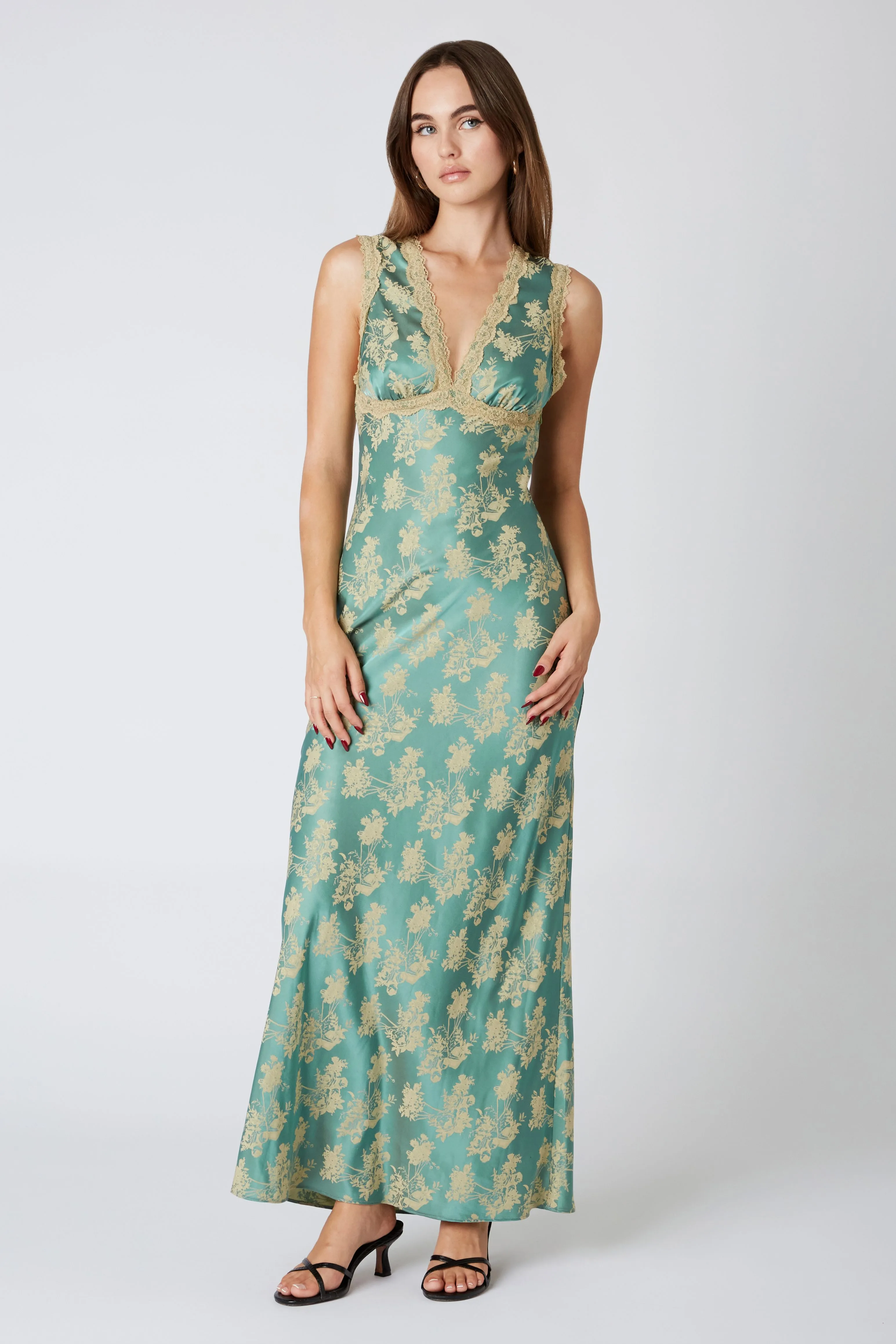 Jade Dream Slip Maxi Dress