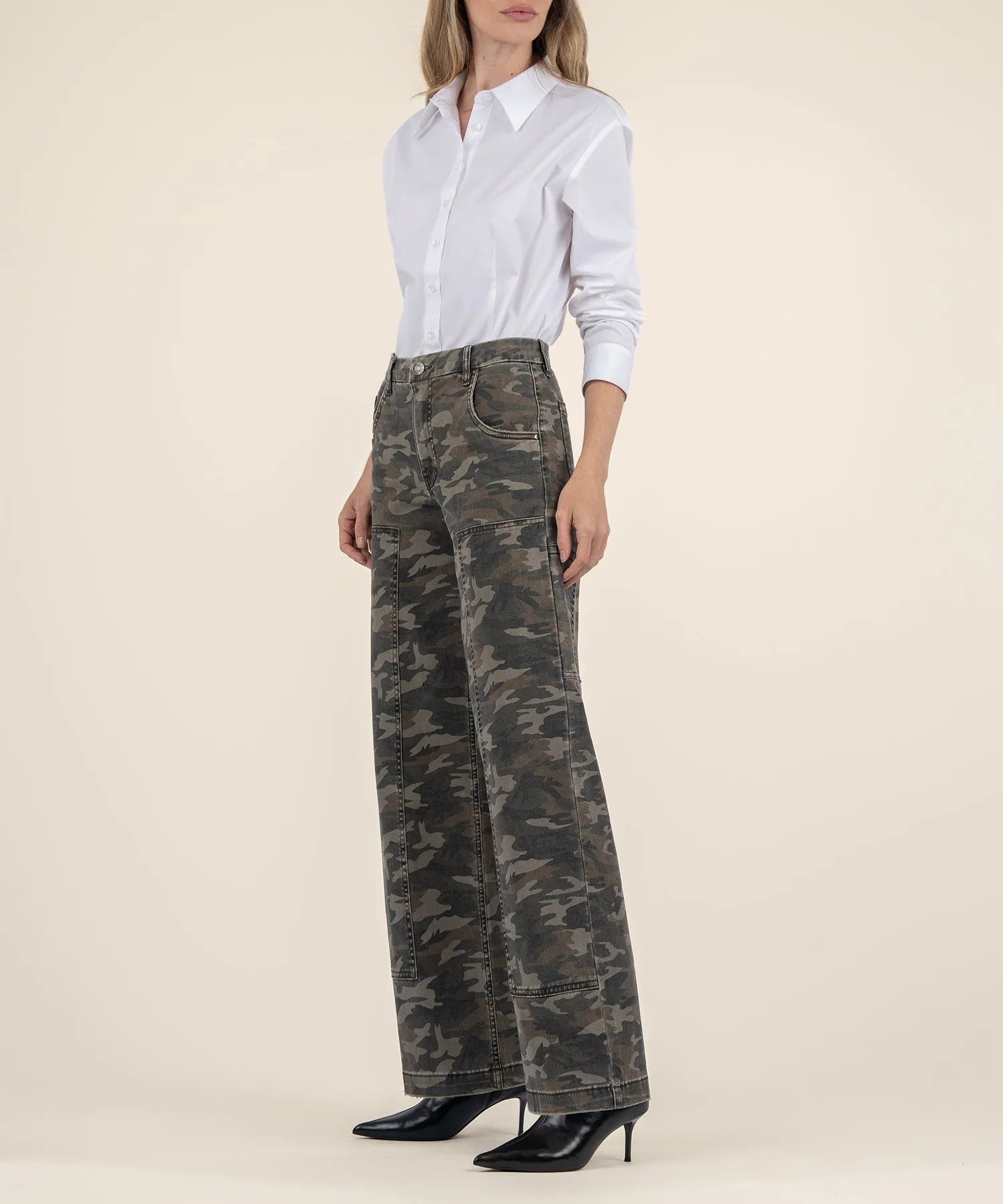 Jodi High Rise Wide Leg Pant