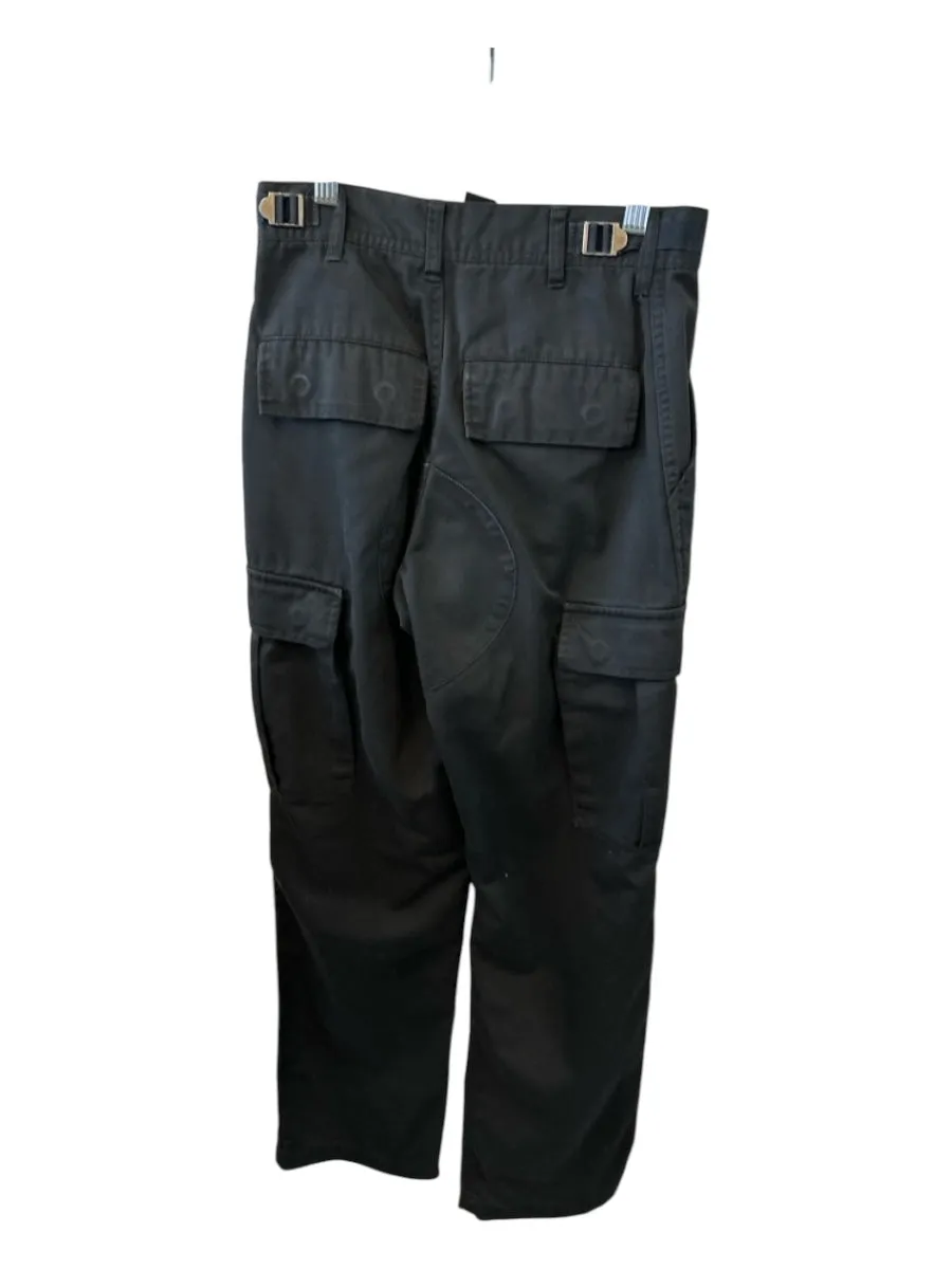 John Galt Size Est XS Black Cotton High Waist Cargo Pants