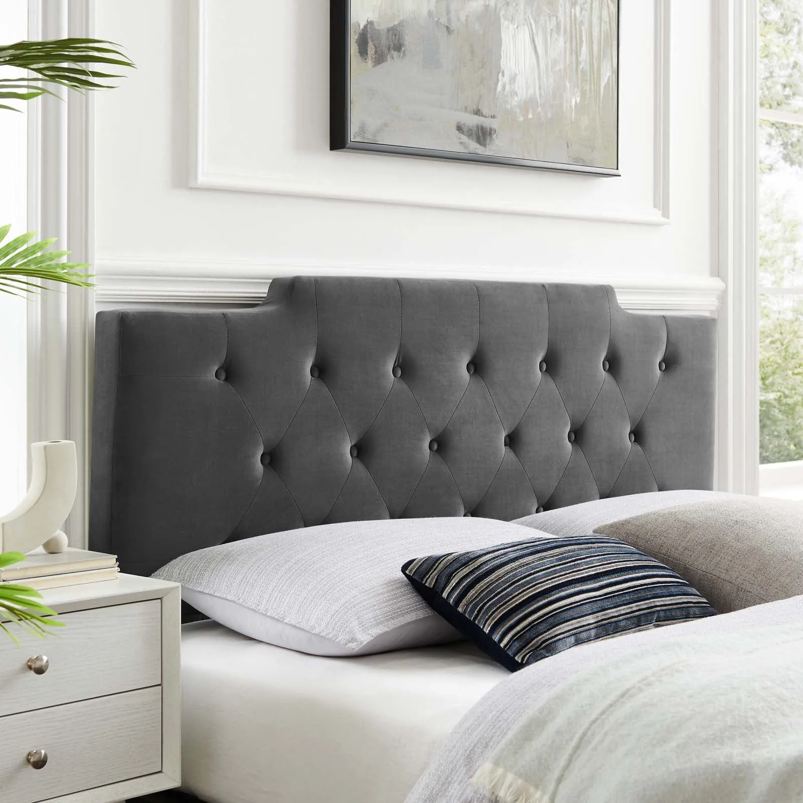 Juliet Tufted Performance Velvet Headboard