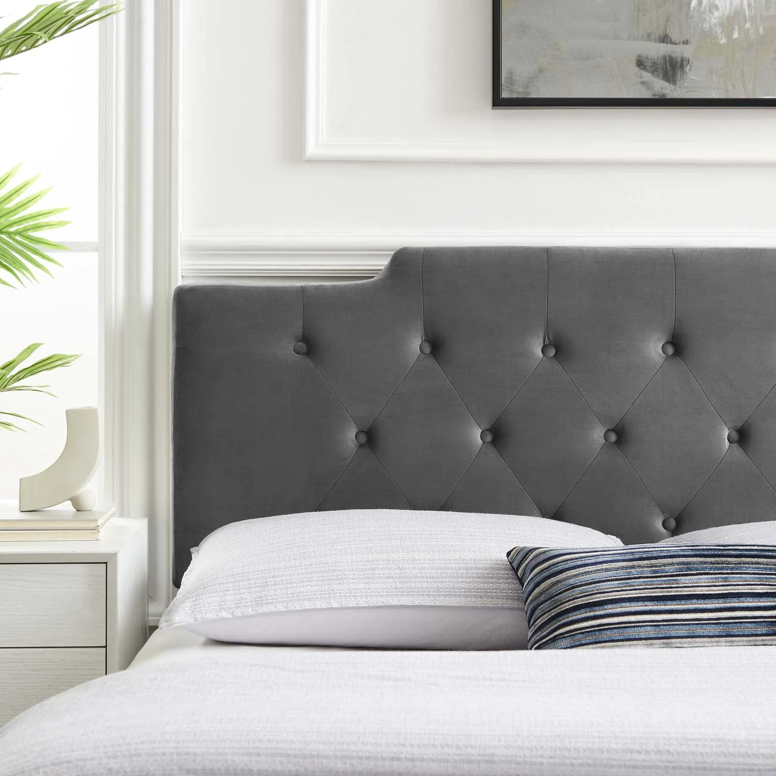 Juliet Tufted Performance Velvet Headboard