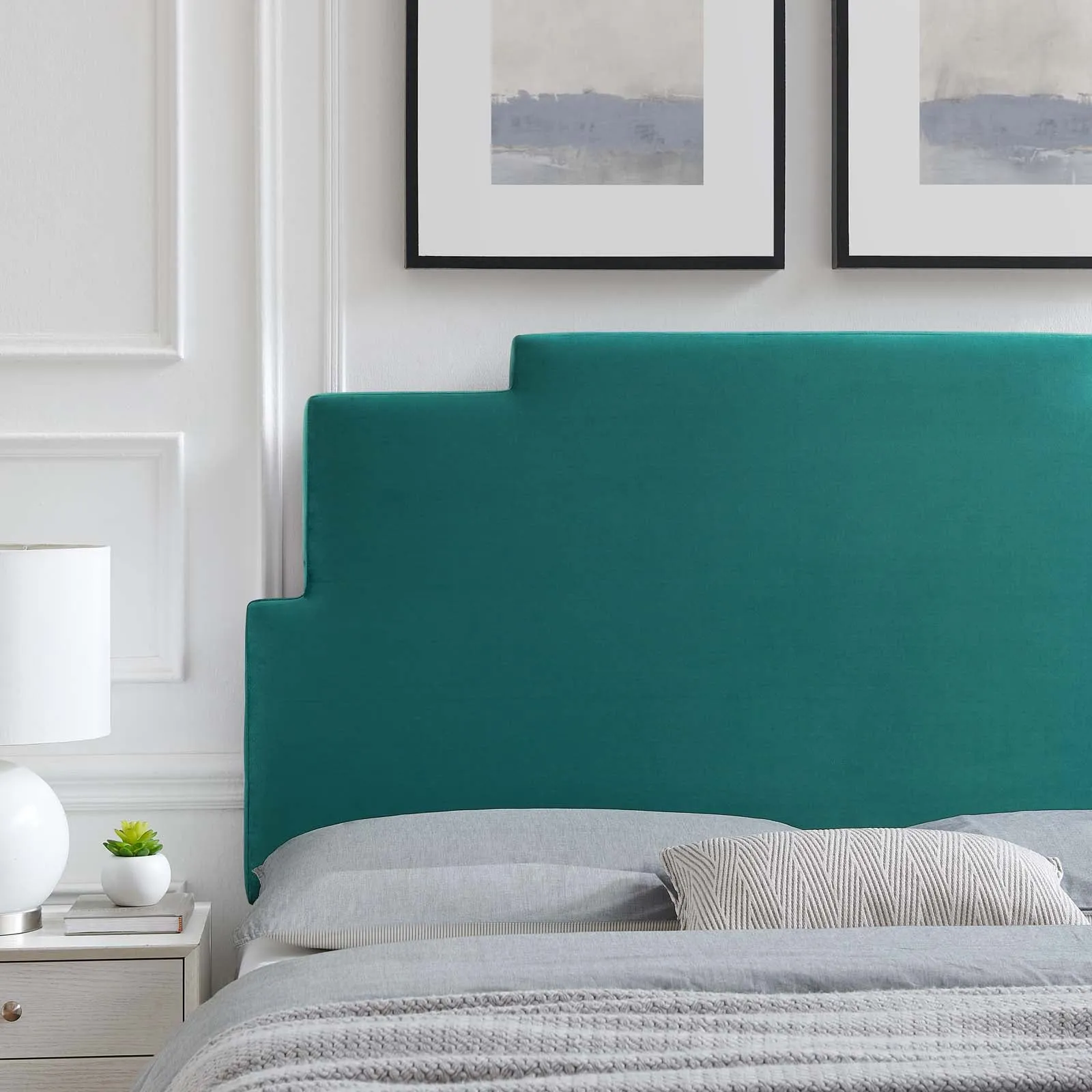 Kasia Performance Velvet Headboard