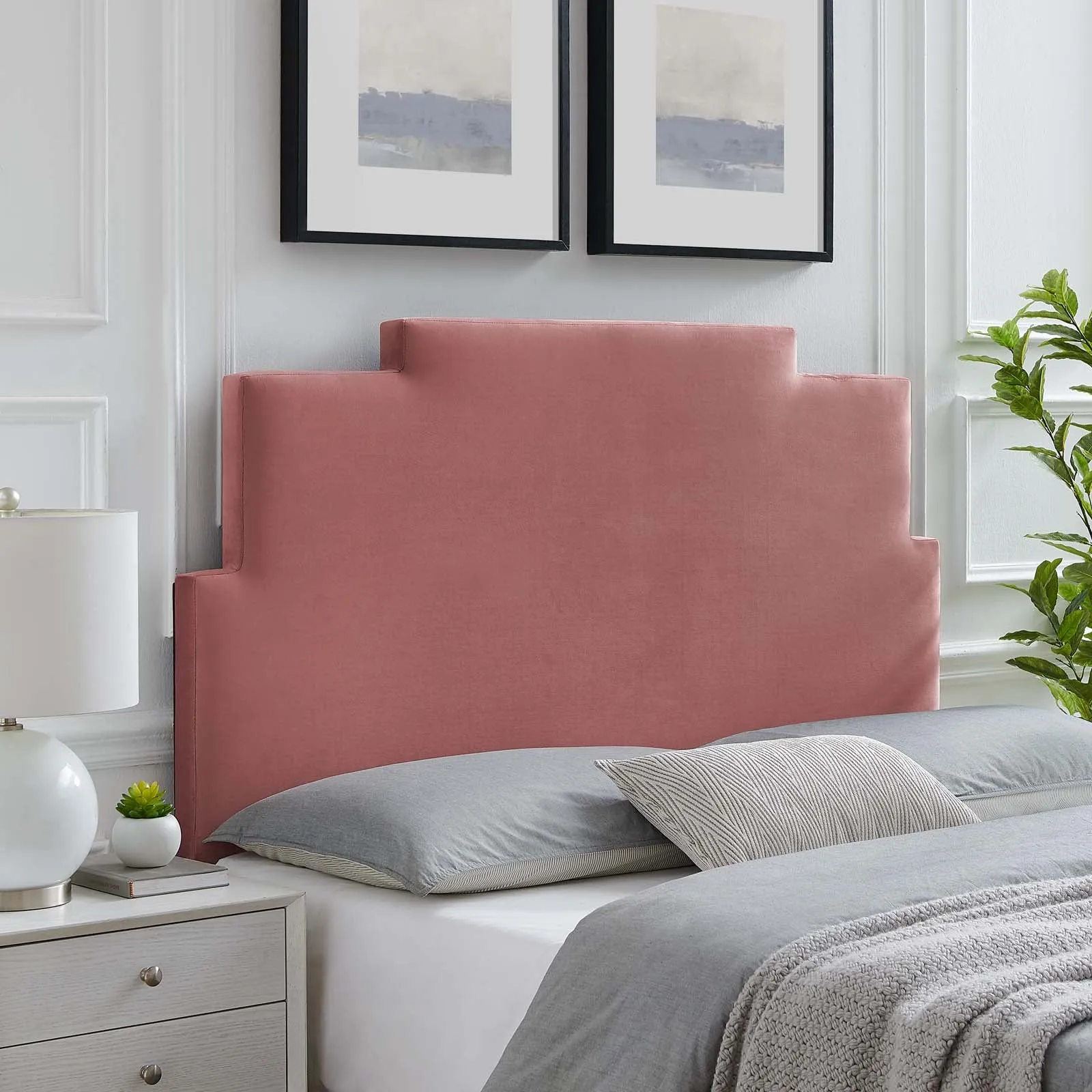 Kasia Performance Velvet Headboard