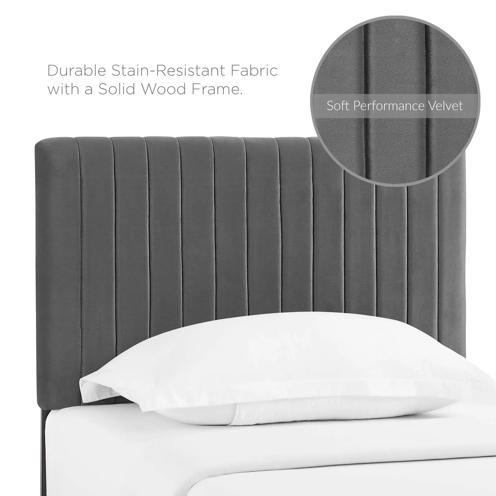 Keira Performance Velvet Headboard