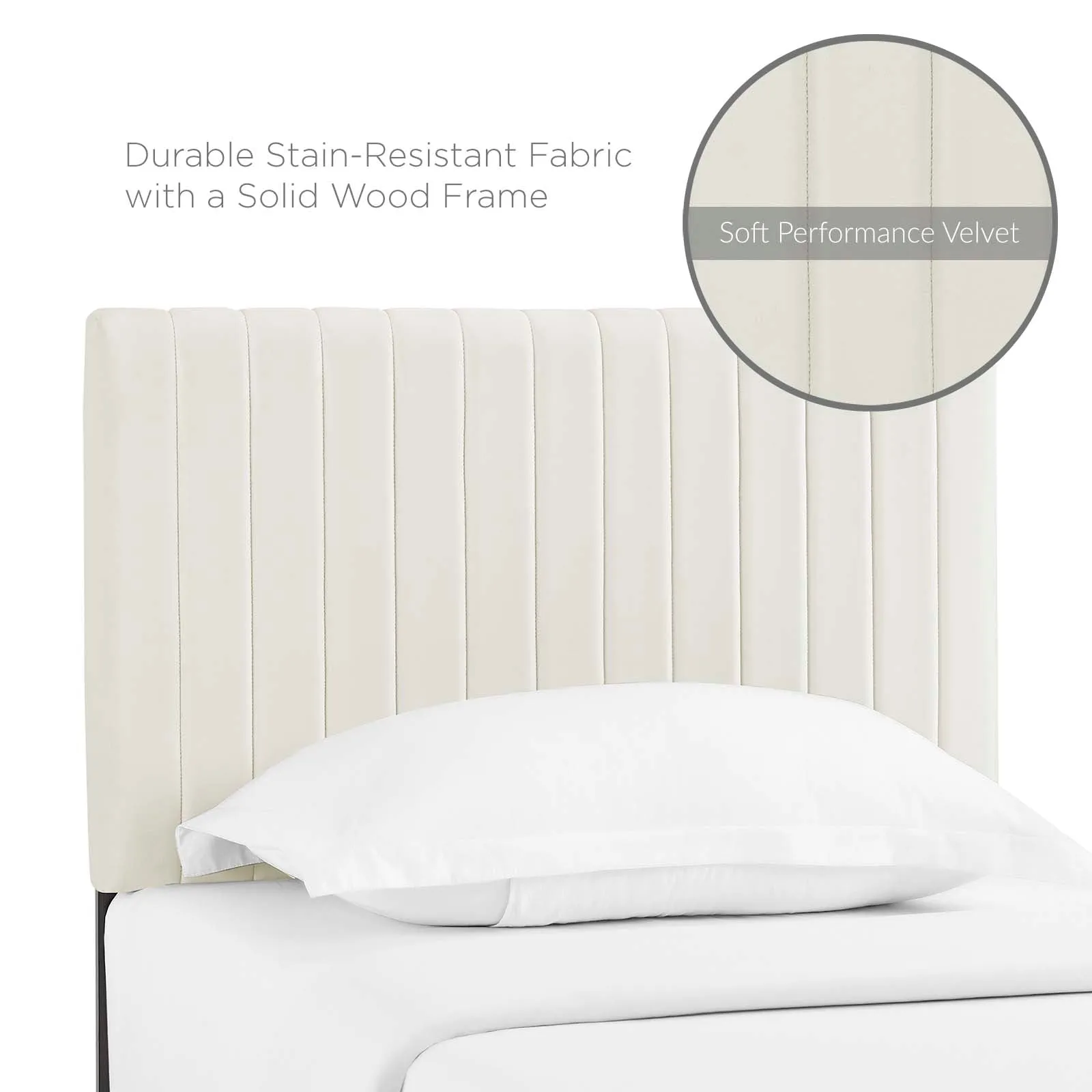 Keira Performance Velvet Headboard