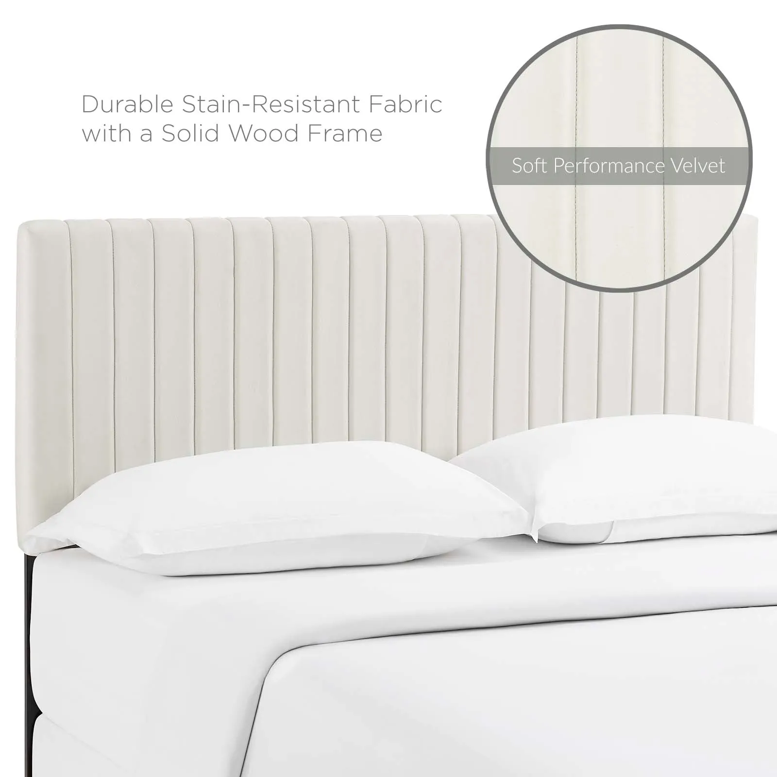 Keira Performance Velvet Headboard